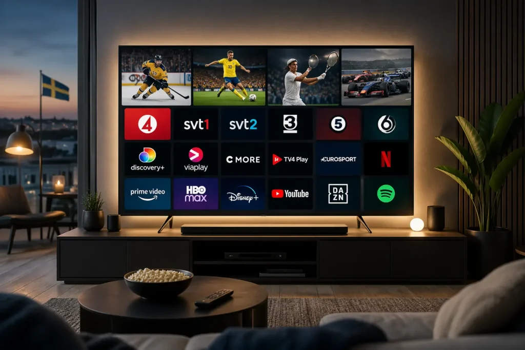 IPTV Sverige streaming på Smart TV, mobil och surfplatta
